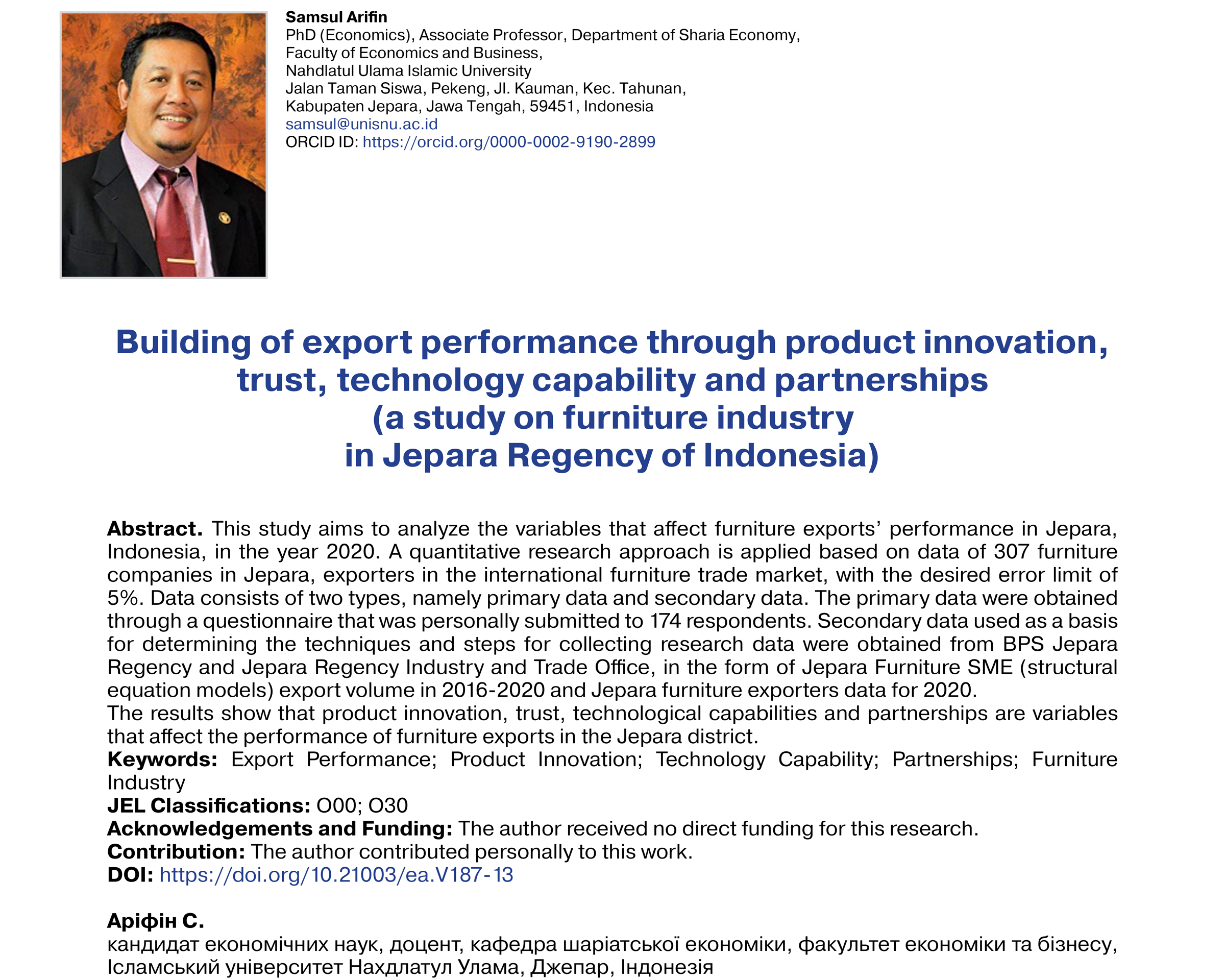 Arifin, S. (2021)