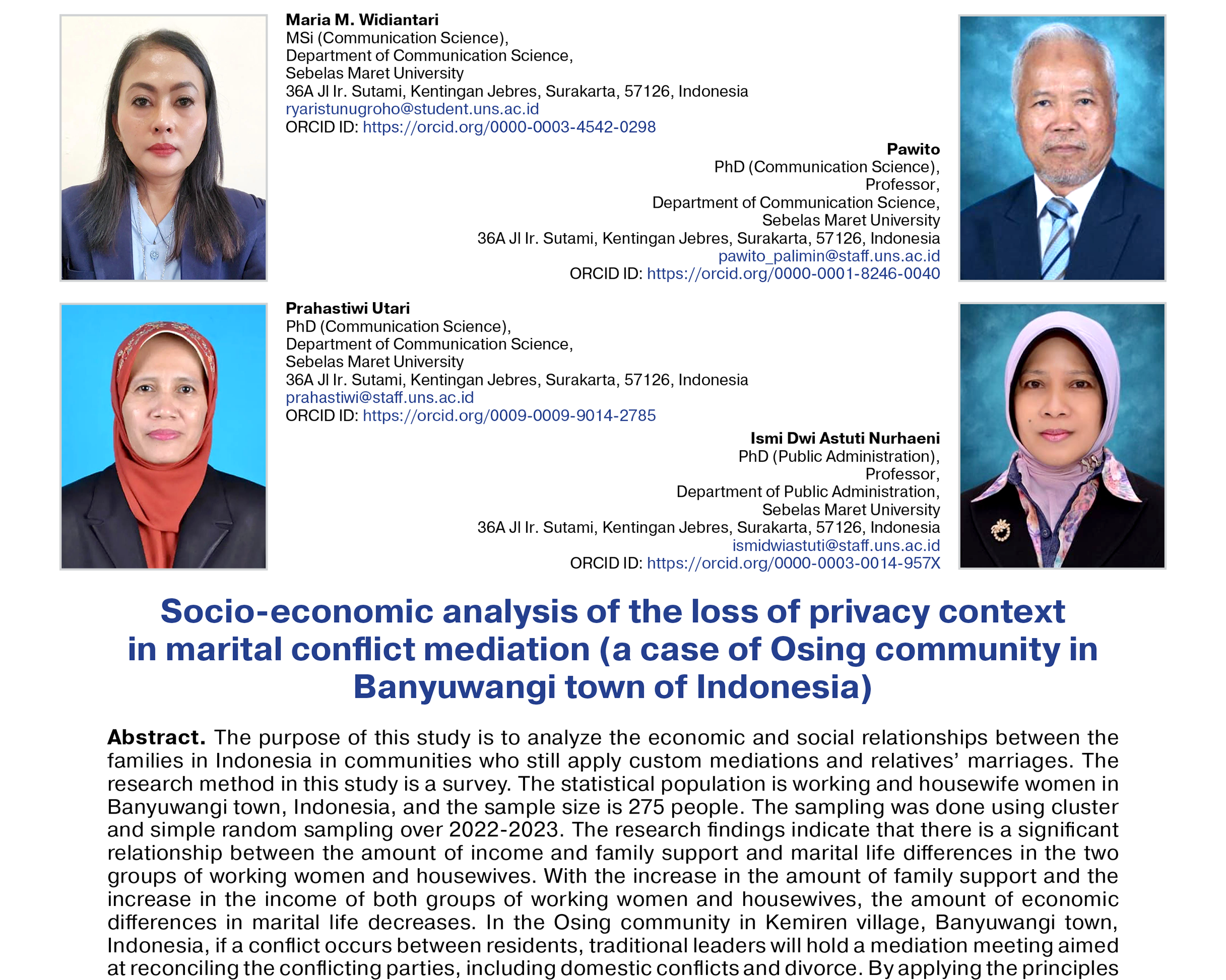 Widiantari, M. M., Pawito, Utari, P., & Nurhaeni, I. D. A. (2024)