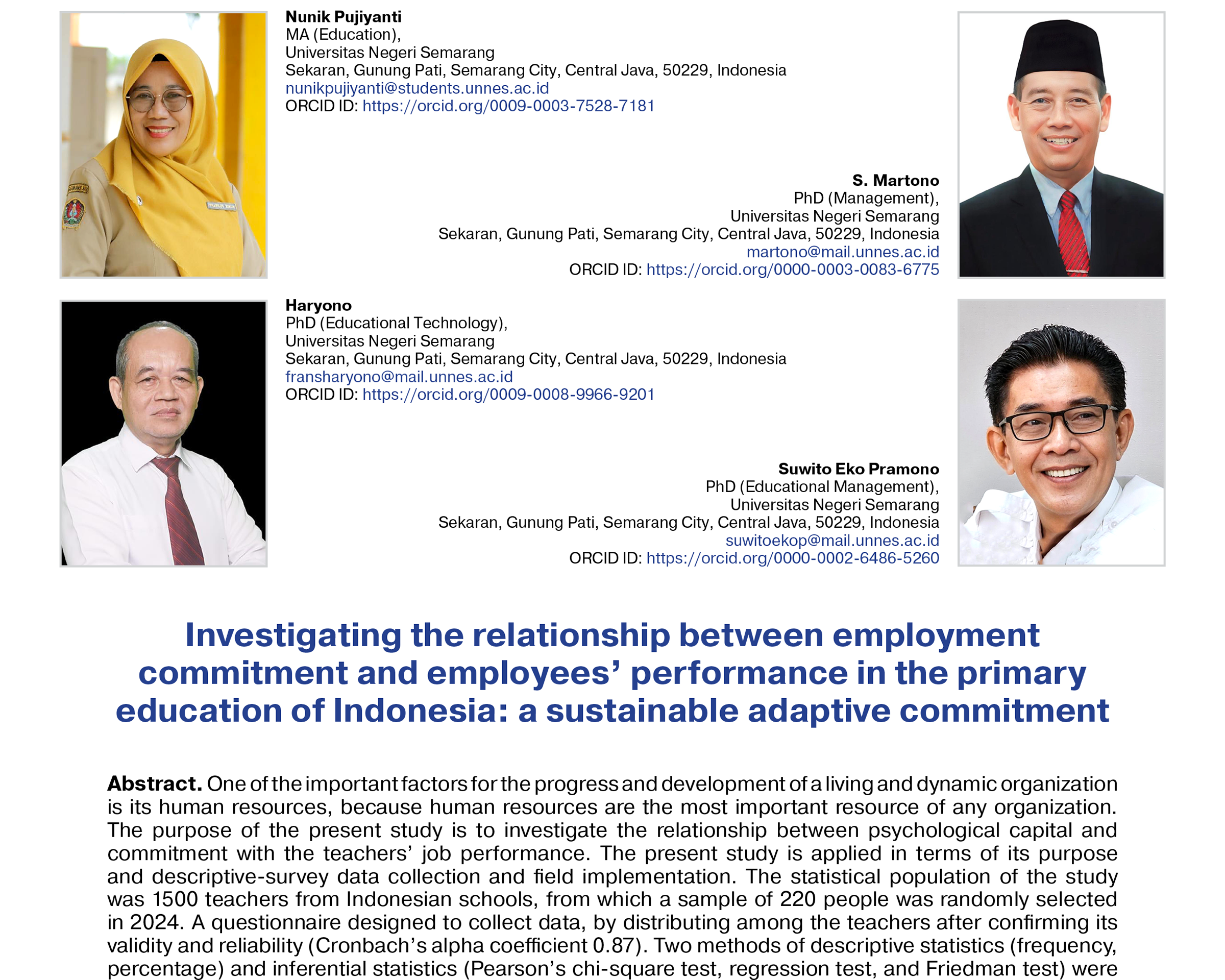 Pujiyanti, N., Martono, S., Haryono, & Pramono, S. E. (2024)