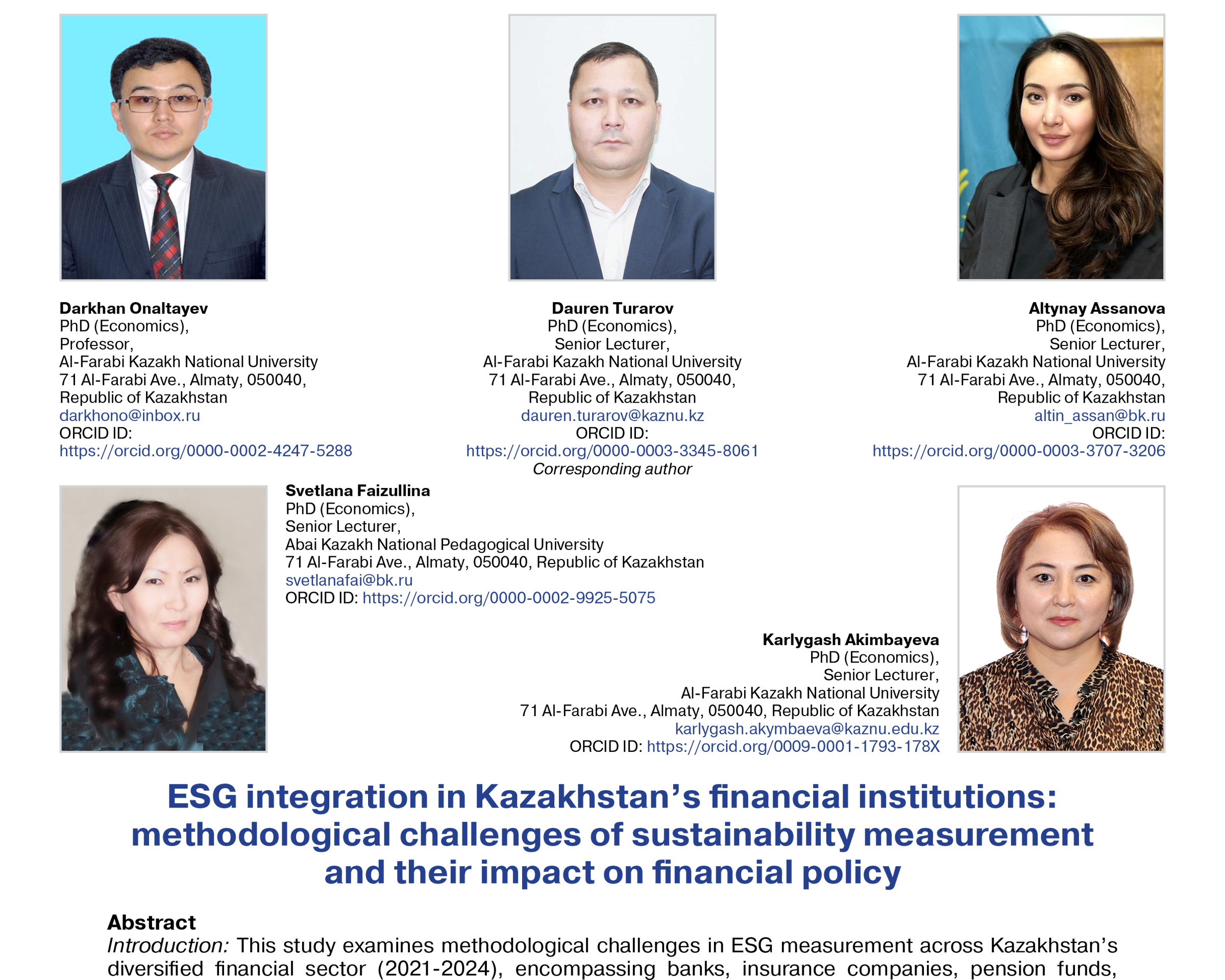 Onaltayev, D., Turarov, D., Assanova, A., Faizullina S., & Akimbayeva, K. (2025)